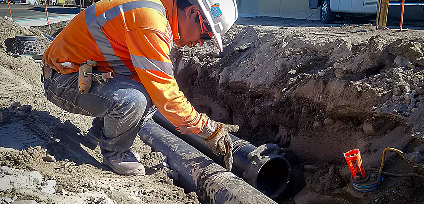 Professional Underground Pipe Repair Services in Hampton Bays, NY.